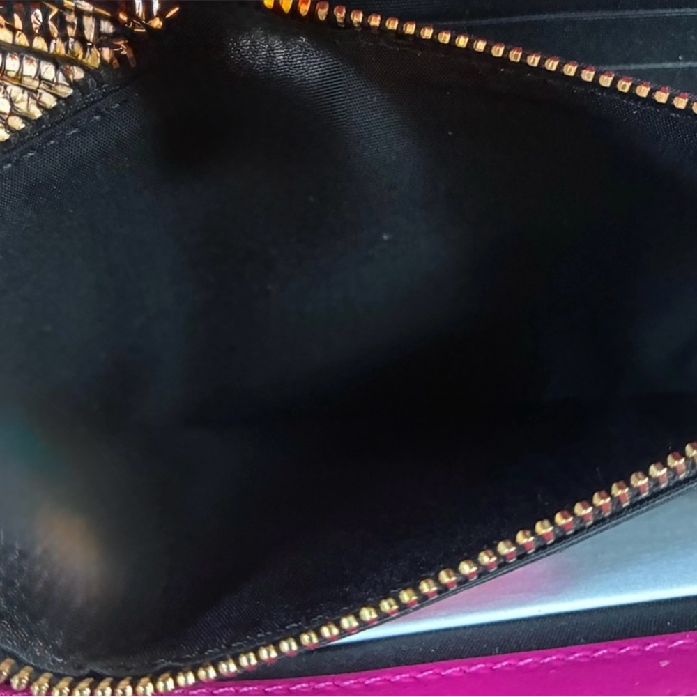 Versace La Medusa Bouclé Quilted Tweed Clutch Wallet on Chain - Picture 10 of 11